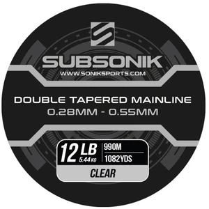 Sonik ujímaný vlasec subsonik double tapered main line clear 990 m - 0,33-0,60 mm 16 lb