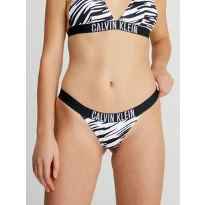 White and Black Women's Patterned Swimsuit Bottoms Calvin Klein Underwe - Women