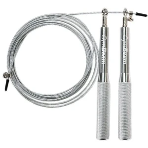 Gymbeam švihadlo metal jumping rope silver