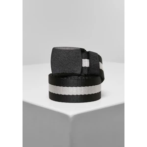 Centre Stripe Belt Black