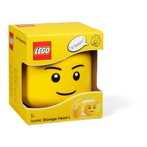 LEGO úložná hlava veľkosť S chlapec