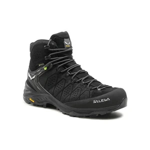 Salewa Trekingová obuv Ms Alp Trainer 2 Mid Gtx GORE-TEX 61382-0971 Čierna