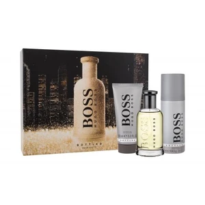 HUGO BOSS Boss Bottled darčeková kazeta toaletná voda 100 ml + sprchovací gél 100 ml + deodorant 150 ml pre mužov