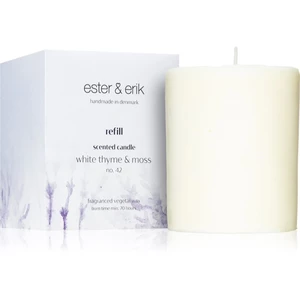 ester & erik scented candle white thyme & moss (no. 42) vonná svíčka náhradní náplň 350 g