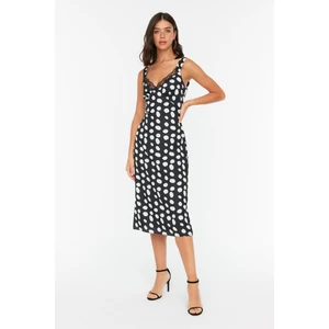 Trendyol Black Polka Dot Dress