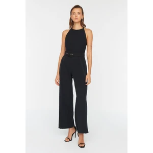 Trendyol Black Petite Belted Jumpsuit