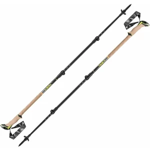 Leki Sherpa Kijki do trekkingu 110 - 145 cm Dark Anthracite/Copper/Neon Yellow