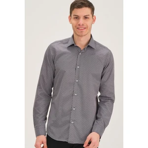 G747 DEWBERRY MEN'S SHIRT-BLACK