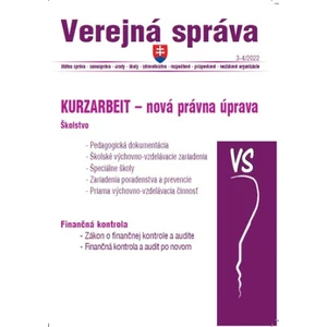 VS 3-4/2022  - Kurzarbeit, Školstvo