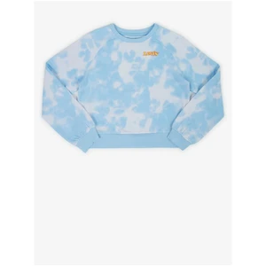 Levi's White-Blue Kids Batik Sweatshirt Levi's® - Girls