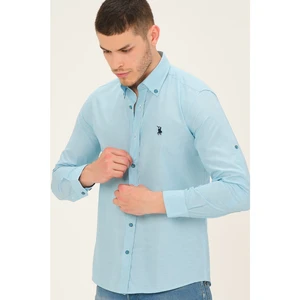 G770 DEWBERRY MEN'S SHIRT-TURQUOISE