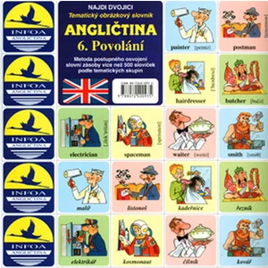 Angličtina  6. Povolání -- Tematický obrázkový slovník [Karty]