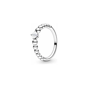 Pandora Strieborný prsteň pre ženy narodené v apríli 198867C04 52 mm