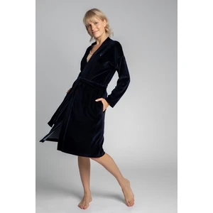 LaLupa Woman's Bathrobe LA009 Navy Blue