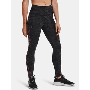 Under Armour Rush Legging 6M Novelty Dámské kompresní legíny 1365729-001 Black XL