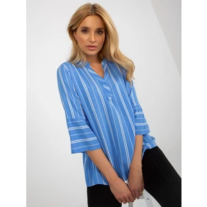 Women's Boho Blouse with 3/4 Sleeves Sublevel - Multicolor