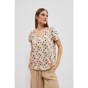 Moodo Women's T-shirt - light beige