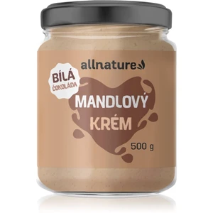 Allnature Mandľový krém s bielou čokoládou orechová nátierka s čokoládou 500 g