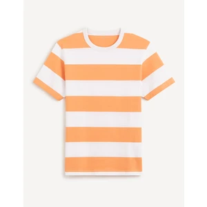 Celio Striped T-Shirt Beboxr - Men