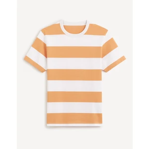 Celio Striped T-Shirt Beboxr - Men