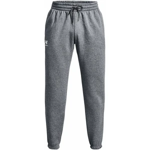 Under Armour Men's UA Essential Fleece Joggers Pitch Gray Medium Heather/White L Pantalones deportivos