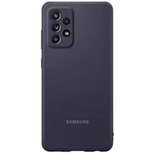 Puzdro Silicone Cover pre Samsung Galaxy A52 - A525F, black (EF-PA525TB)