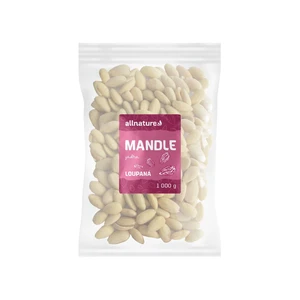 Allnature Mandle jádra loupané 1000 g