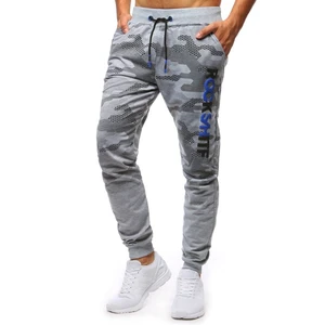 Gray men's sweatpants Dstreet UX3719