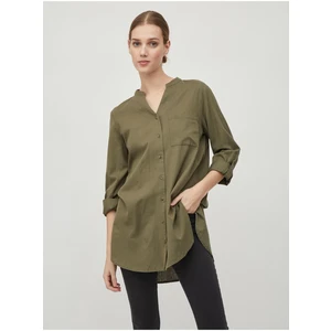 Khaki blouse VILA Chellie - Women