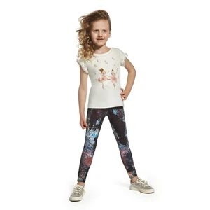 Bas Bleu Girls' leggings SHIMER elastic with a comfortable welt