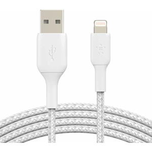 Belkin Boost Charge Lightning to USB-A Cable CAA002bt3MWH Bílá 3 m USB kabel