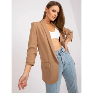 Beige women's blazer without Adela closure