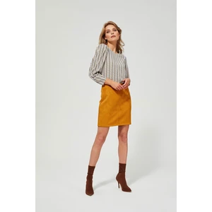 Pencil skirt - yellow