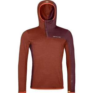 Ortovox Felpa outdoor Fleece Light Grid SN Hoody M Clay Orange M