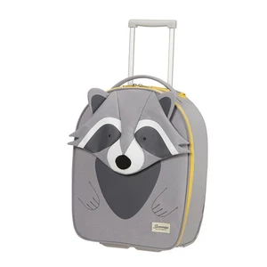 Samsonite Dětský cestovní kufr Happy Sammies Eco Upright Raccoon Remy 23 l - šedá