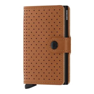 Secrid Miniwallet Perforated - Cognac