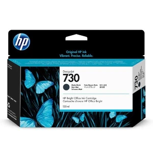 HP 730 P2V65A matně čierna (matte black) originálna cartridge