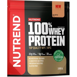 Práškový koncentrát Nutrend 100% WHEY Protein 1000g  ledová káva