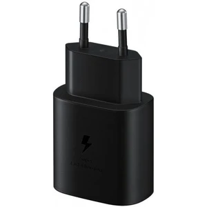 Gyorstöltő Samsung EP-TA800XBE (25W) USB-C kábellel, Black