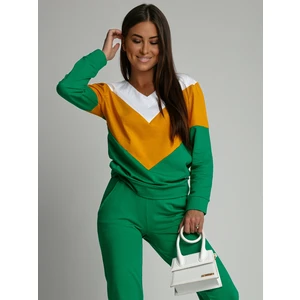 Women's tracksuit in green