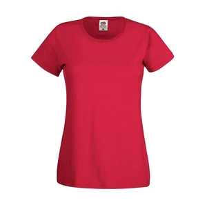 Lady fit Red T-shirt Original Fruit of the Loom