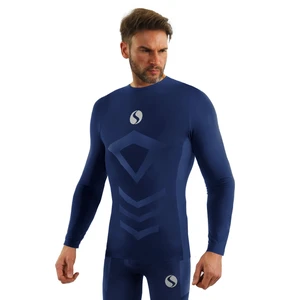 Sesto Senso Man's Thermo Longsleeve Top CL40 Navy Blue