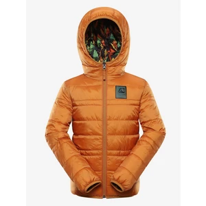 Kids double-sided jacket hi-therm ALPINE PRO EROMO Golden Oak variant pb