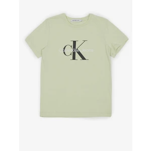 Light Green Calvin Klein Jeans T-shirt for girls