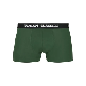 Boxer shorts 5-pack wht+dgrn+cha+logo aop+blk