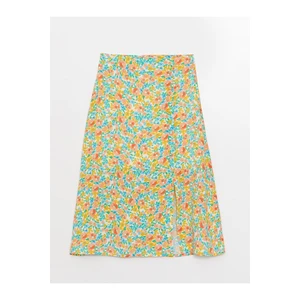 LC Waikiki Women's Zippered Waist Floral Skirt