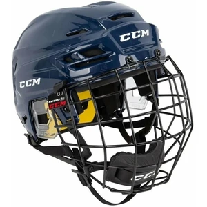 CCM Kask hokejowy Tacks 210 Combo SR Niebieski L