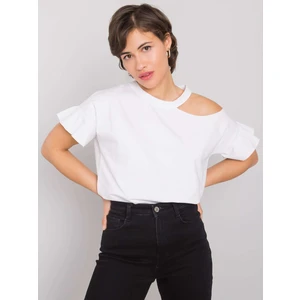 White cotton blouse