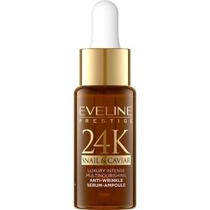 Eveline 24k Snail&Caviar Anti-Wrinkle Serum Amppoule sérum se šnečím extraktem 18 ml