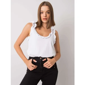 RUE PARIS White cotton top